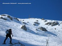 Salita con ciaspole al Resegone da Brumano in Valle Imagna il 28 febb. 09 - FOTOGALLERY